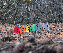 Load image into Gallery viewer, 1 Tiny Rainbow Village (ready to ship)
