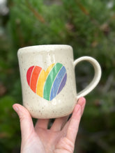 Load image into Gallery viewer, Heart - Speckled Rainbow Mug

