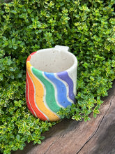 Load image into Gallery viewer, Wavy Rainbow Mug
