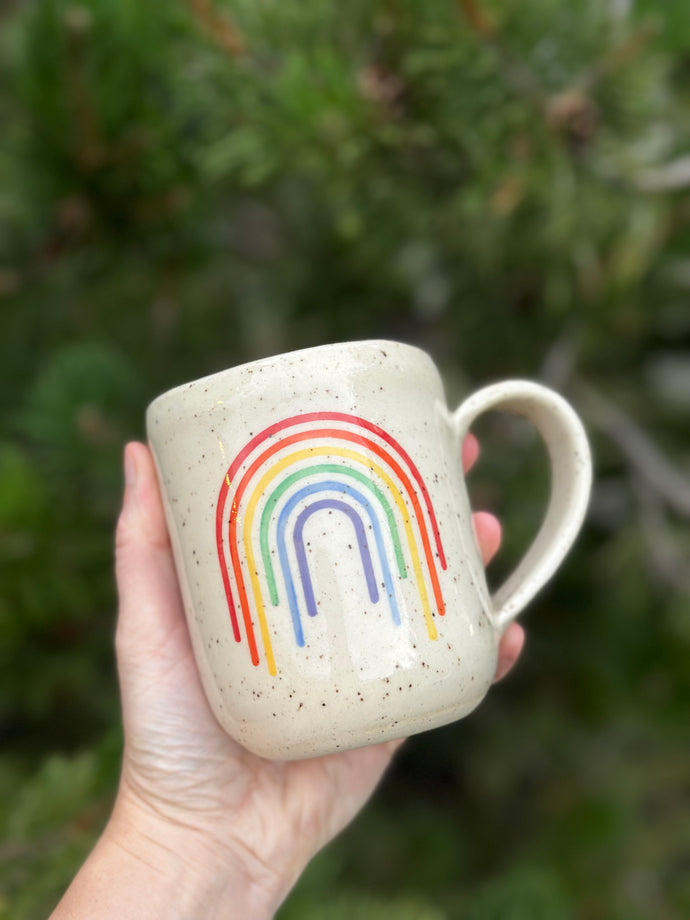 Classic Arch - Speckled Rainbow Mug